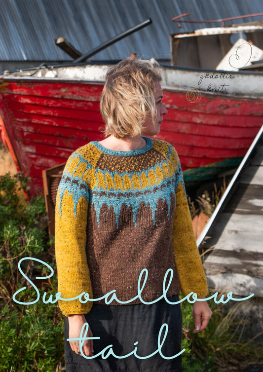 Swallowtail uppskrift/knitting pattern